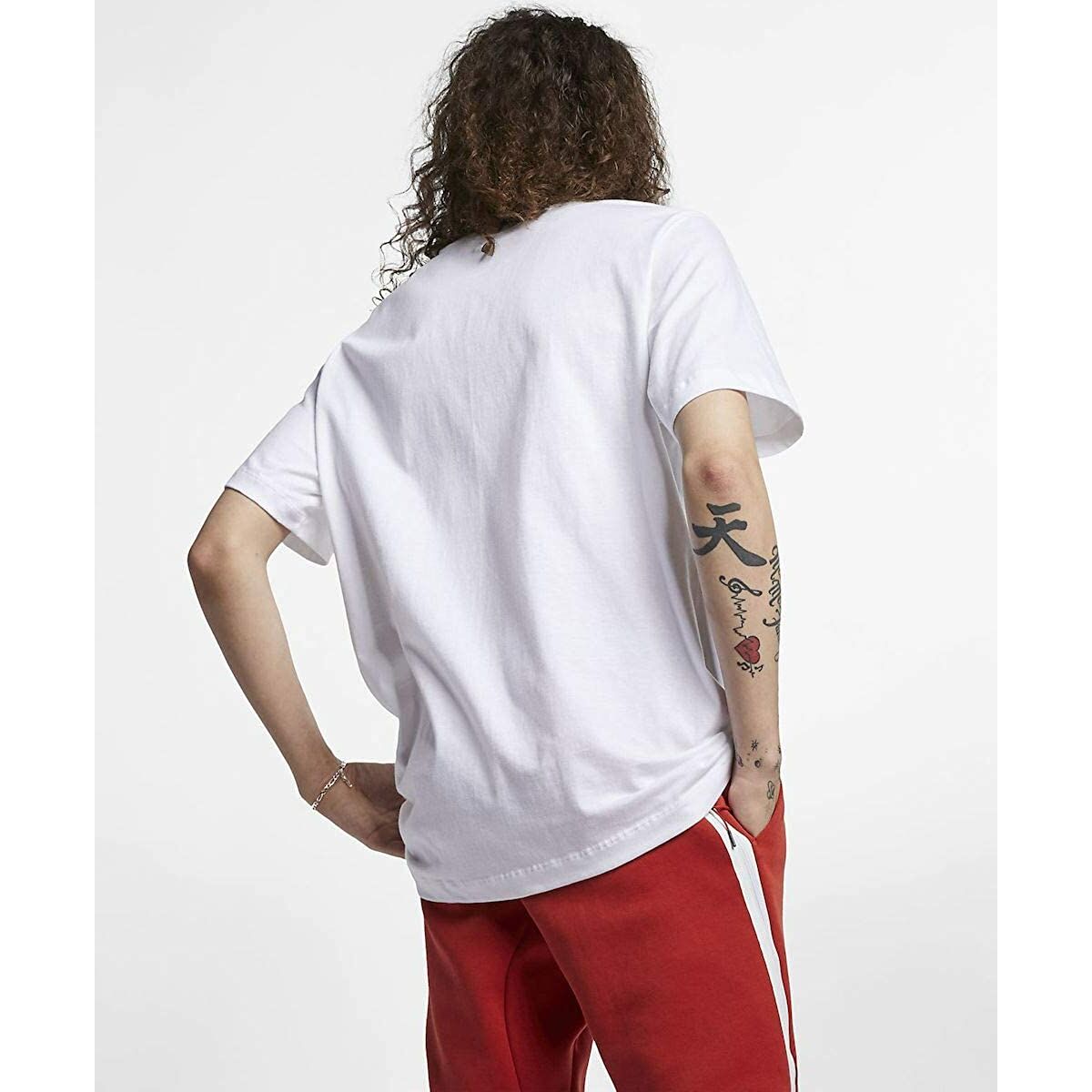 Men’s Short Sleeve T-Shirt Nike AR4997 101 White Men