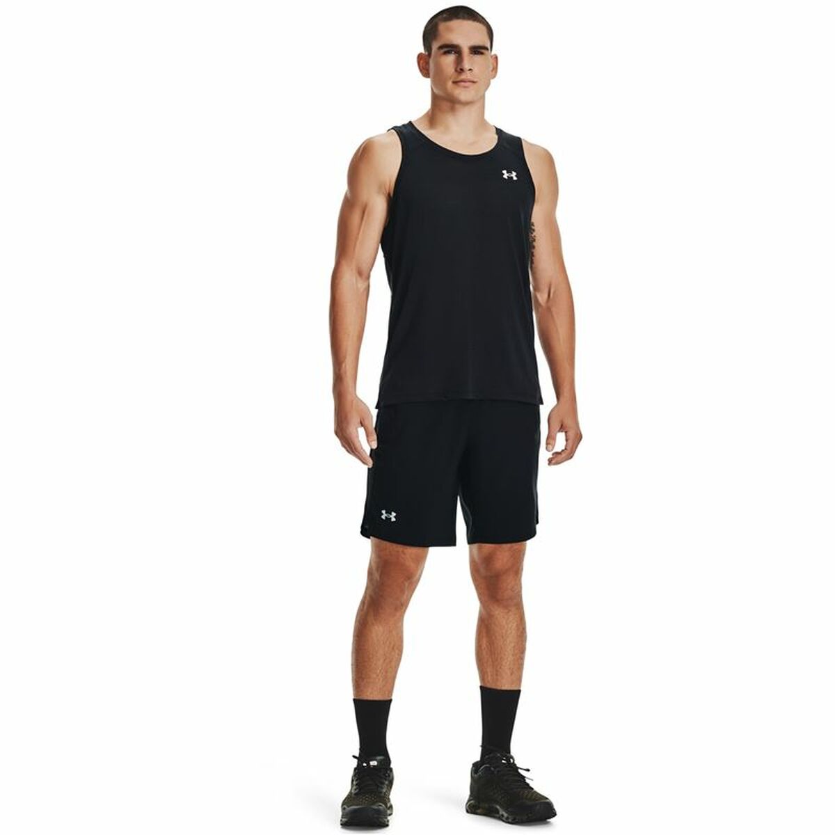 Tank Top Men Under Armour Streaker Black