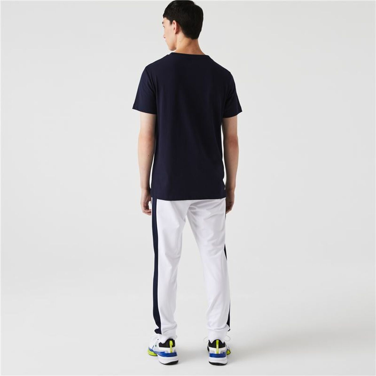 Men’s Short Sleeve T-Shirt Lacoste Sport Navy Blue Men