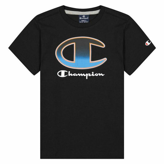 Short Sleeve T-Shirt Champion Crewneck T-Shirt B Black